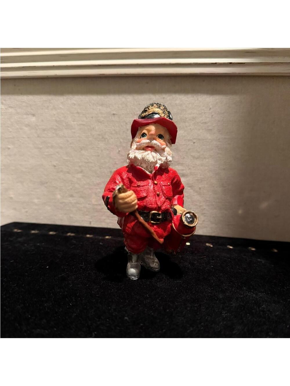 KURT ADLER FIREMAN SANTA FIGURINE